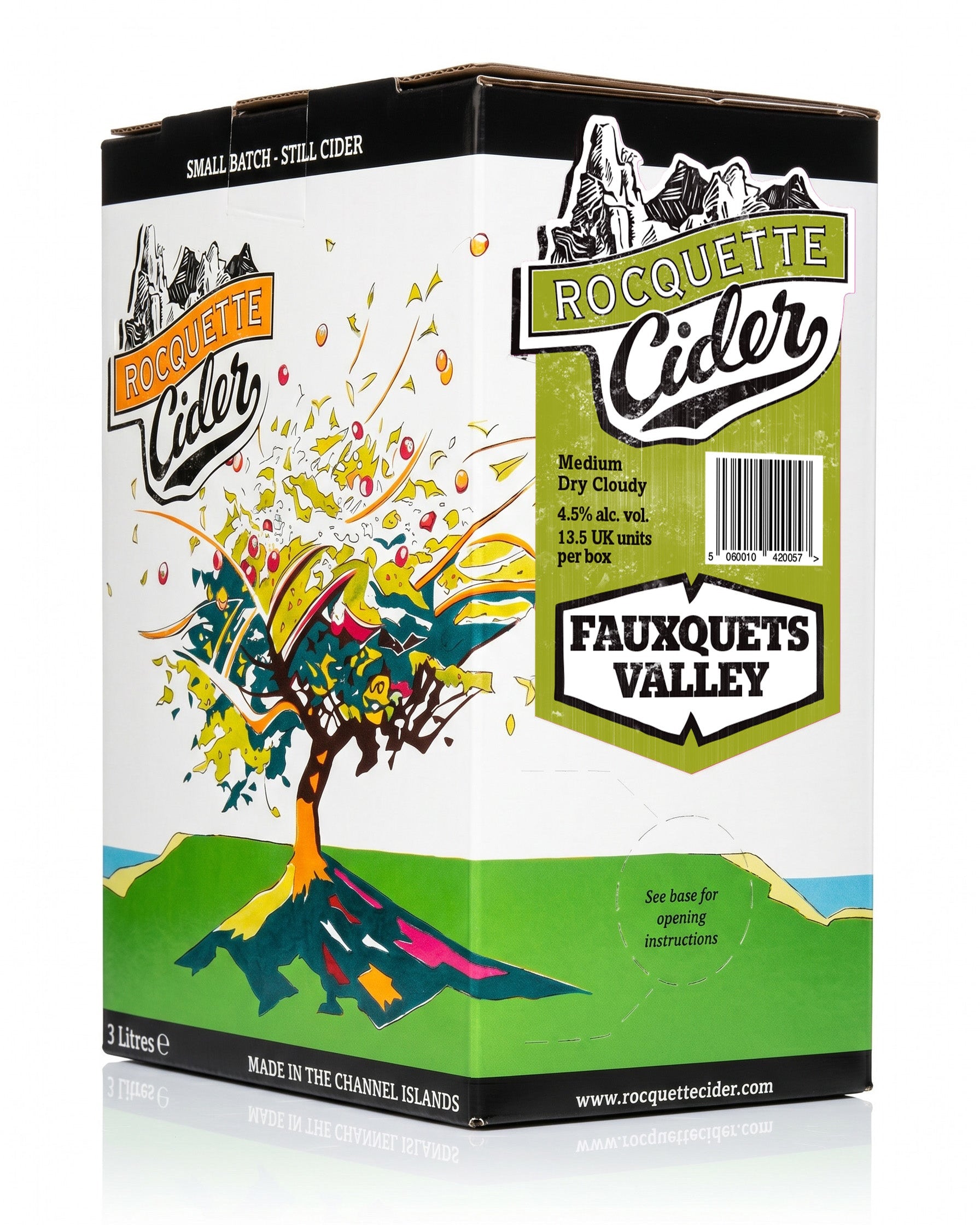Rocquette Still Cider - Fauxquets Valley - 4.5% 3 Litres
